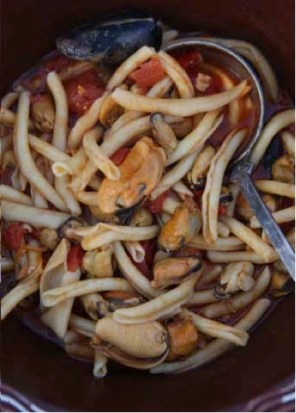 blåskjellpasta av Mette Randem